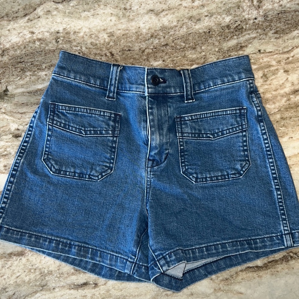MADEWELL blue jean shorts